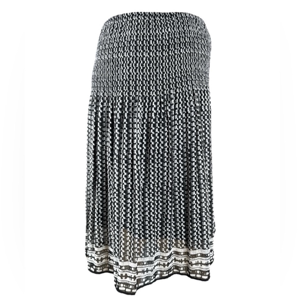 MAX STUDIO Black & White Skirt, Size M. - Picture 3 of 11
